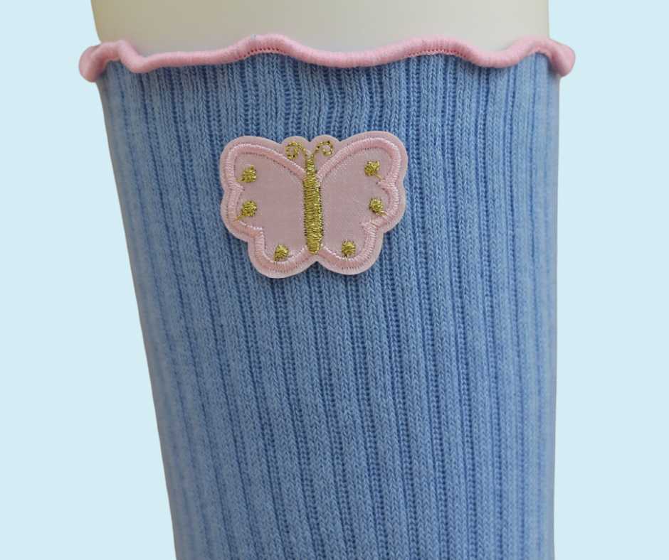 Cotton Candy Butterfly Ruffle