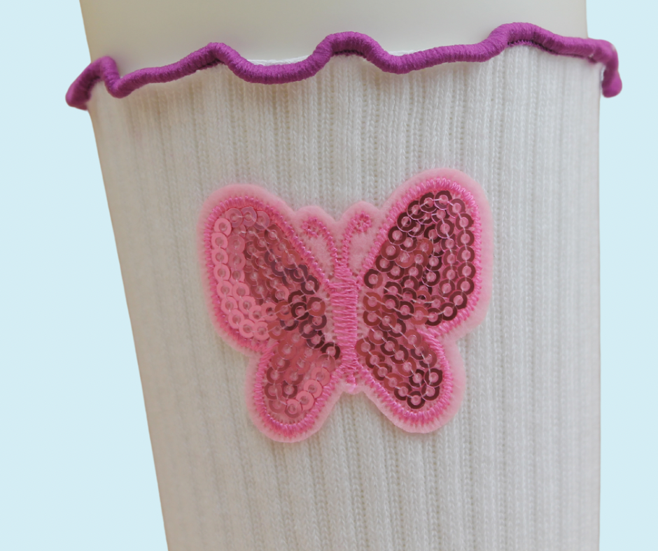 Lilac Ruffle Butterfly